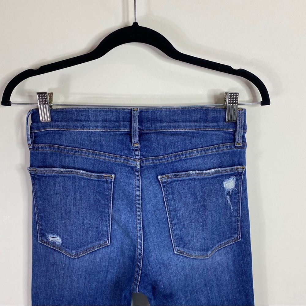 Frame Distressed Le High Skinny Jeans Size 26 - Picture 9 of 16
